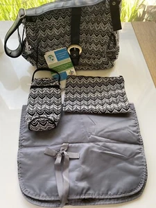 NEW Kalencom Convertible Diaper Bag OR Diaper Backpack with matching accessories - Picture 1 of 7