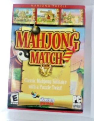 Mahjong Match (PC, Jewel Case, 2008) - New Sealed - Image 1 of 4