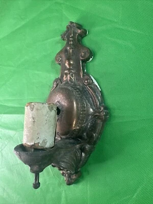 LUZ APLIQUE DE PARED VINTAGE Metal ~ PARA RESTAURAR PIEZAS ~ ACCESORIO DE ILUMINACIÓN 10’’ Foto 1 de 4