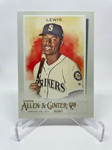 Topps Allen & Ginter 2020 Kyle Lewis Rookie RC - Seattle Mariners, #159 - Imagen 1 de 2