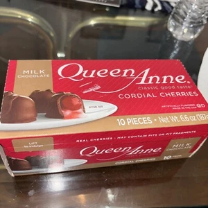 Queen Anne Milk Chocolate Cherries 10 Pieces Brand New Box - Picture 1 of 1