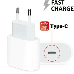 CARICATORE PER Apple IPHONE 16 15 PRO MAX PLUS Rapido 20W FAST CHARGER - Imagen 1 de 15