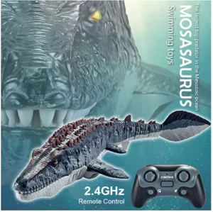 enaz01 2.4G Remote Control Dinosaur Boat RC Mosasaurus Dinosaur Pool Water Outdo - Picture 1 of 8