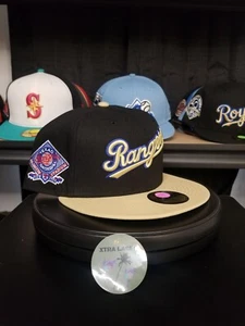 Exclusive New Era 59FIFTY Texas Rangers Fitted Hat 7 5/8 - Picture 1 of 6