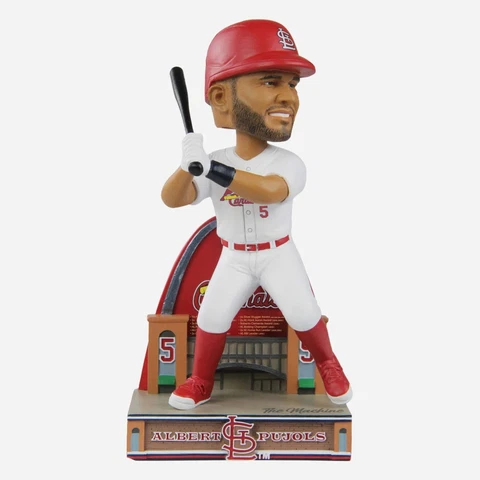 Albert Pujols St Louis Cardinals Career Stats Bobblehead NEW ORIG FOCO BOX NIB Cover