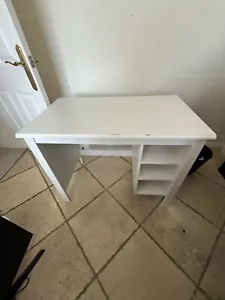 Brusali IKEA Desk In White - Picture 1 of 7