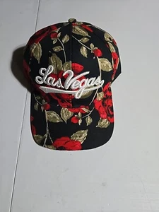 Women's Las Vegas Baseball Cap Hat With Roses Adjustable - Picture 1 of 11