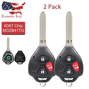 2 For 2005 2006 2007 2008 2009 2010 Scion tC Keyless Remote Key Fob MOZB41TG - Picture 1 of 7