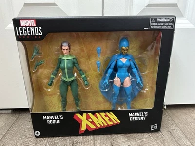 Figura de acción Marvel Legends Series X-Men Comics Rogue and Destiny 6" paquete de 2 nuevas Foto 1 de 4