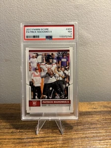 2017 Score - Rookies Patrick Mahomes II #403 Scorecard (RC) - Picture 1 of 2