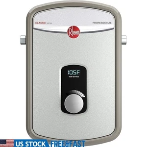 11kW Tankless Water Heater ONOFF Dial Control LED Display Continuous Hot Water - Picture 1 of 8