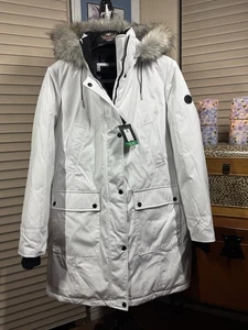 ANDREW MARC GRÖSSE XL LANGE SCHWERE WINTERJACKE WEISS MIT KAPUZE, NEU MIT ETIKETT, EINZELHANDEL $ 295 - Bild 1 von 24