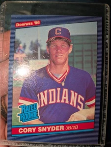 1986 Donruss #29 Cory Snyder Rated Rookie Cleveland Indians🔥🔥KOSTENLOSER VERSAND ⚾ - Bild 1 von 4