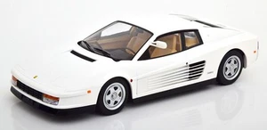 KK Scale 1:18 FERRARI TESTAROSSA WHITE MIAMI VICE 1984 Diecast Model - Picture 1 of 7