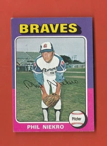 1975 Topps Phil Niekro #130 Baseballkarte - Bild 1 von 2