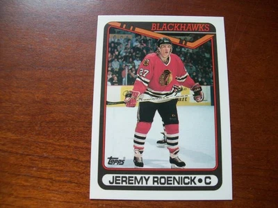 1990-91 Topps Tiffany Jeremy Roenick #7 Rookie RC - Image 1 of 2
