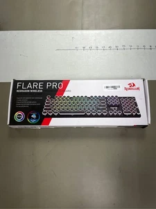 Redragon Typewriter Keyboard Wireless, Mechanical Gaming Keyboard, Bluetooth/2.4 - Picture 1 of 3