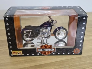 Maisto Harley Davidson 2000 Sportster 1200 Custom Motocicleta 1:18 Juguete Modelo Bicicleta - Imagen 1 de 7