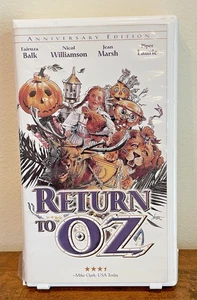 Return to Oz Anniversary Edition (1999 VHS) Fairuza Balk Williamson Marsh Tested - Imagen 1 de 15