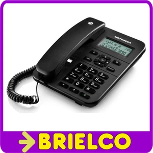 TELEFONO CON CABLE MOTOROLA NEGRO MANOS LIBRES IDENTIFICADOR LLAMADAS BD5318 - Bild 1 von 1