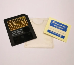 Olympus 8MB 3v M-8P Smart Media Memory Card in Perfect Order Digital Camera - Picture 1 of 2
