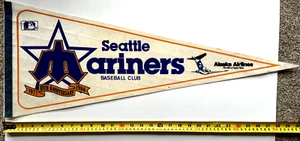 MLB Seattle Mariners SGA Vintage 1977-1986 10th Anniversary Team Logo Pennant  - Picture 1 of 6