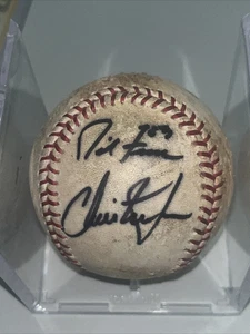 *1/1* Rare 09 Skip Schumaker David Freese Chris duncan STL Cardinals Signed ball - Picture 1 of 3