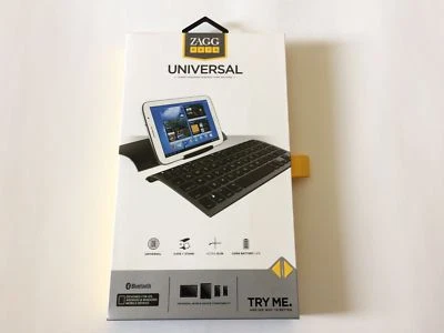 Zagg keys Universal keyboard Case + Stand Ultra-Slim Long Battery Life - NEW - Image 1 of 2