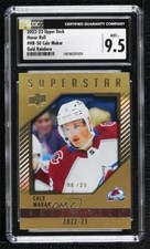 2022 Upper Deck Series 1 Honor Roll Gold Rainbow 6/25 Cale Makar CGC 9.5 Mint+