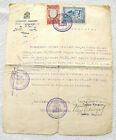 Judaica Document Of A Jew Mois Avram Levi And His Family, Sofia, Bulgaria 1937