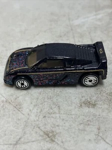 1990 Hot Wheels Lamborghini Diablo Purple Metal Flake Paint - Picture 1 of 13