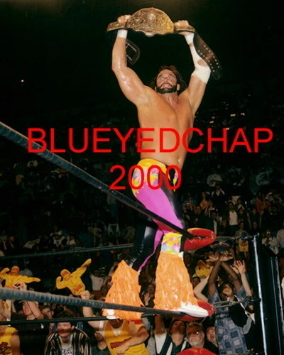 RANDY SAVAGE WRESTLER 8 X 10 WRESTLING PHOTO WWF WCW - Image 1 of 1