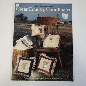 Banar Designs Great Country Coordinates Cross Stitch Pattern Chart Milk Jug - Picture 1 of 5