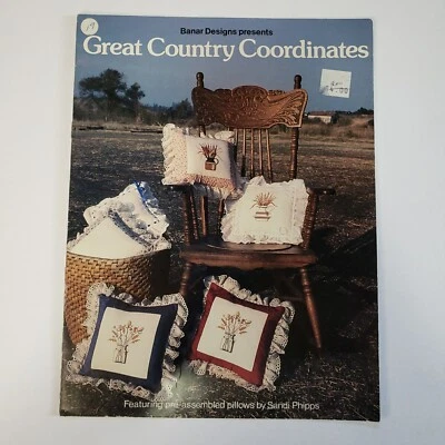 Banar Designs Great Country Coordinates Cross Stitch Pattern Chart Milk Jug - Image 1 of 4