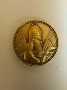 Anunnaki Gods Münzzeichen, massive Messinglegierung, 1 1/2" - Bild 1 von 2