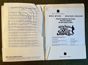 Austin Powers Press libro film press kit foto, note di produzione diapositive rare! - Foto 1 di 10