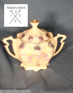 Sugar Bowl ~ Antique Porcelain / China ~ Makers mark - Picture 1 of 1