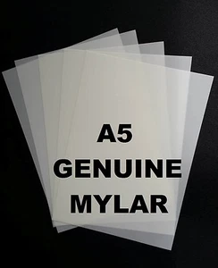 10 x A5 Mylar Blätter 190 Mikron Herstellung Airbrush Schablonen Handwerk lasersicheres Mikrofon - Bild 1 von 1