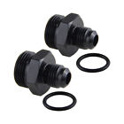 2PCS M22 x 1.5 to Male AN6 Adaptor Fitting For Oil Cooler Water Tank With O-ring