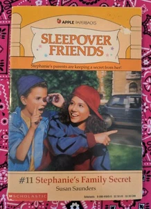 Stephanie's Family Secret #11 SLEEPOVER FRIENDS (Susan Saunders, 1989) Paperback - Imagen 1 de 3