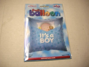 Balloon, It's A Boy By Kalcidoscope, Foil, 18", Square Shaped, Brand New - Picture 1 of 1