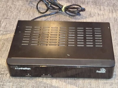 Manhattan Plaza HD-T2 (1080p) HD DVB Freeview TV Set Top Box - NUR EINHEIT - Bild 1 von 4