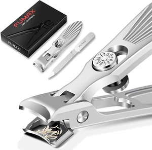 Nail Clippers for Men Thick Nails with Catcher, Large Toenail Clippers with Wide - Picture 1 of 12