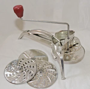 Mouli Hand Shredder / Grater with 4 Blades - Picture 1 of 6