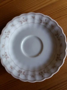 Eschenbach Toledo Rosa Blätterranke Untertasse ca.14,5cm gebraucht - Bild 1 von 3