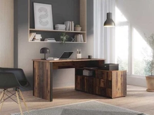 Schreibtisch TEMPRA 2 T2KB231L-M800 Eckschreibtisch mit Kommode - Bild 1 von 7