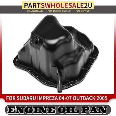 Cacerola de aceite del motor con tapón de drenaje para Subaru Impreza Outback Legacy Saab 9-2X 2006 Foto 1 de 4