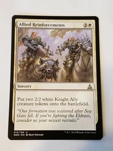 Allied Reinforcements Oath Of The Gatewatch Mtg Card Mint Condition  - Picture 1 of 2