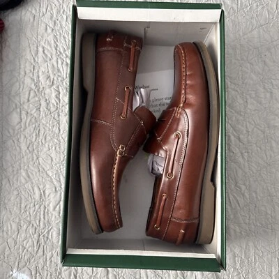 Novo Sapato Social Masculino Coleção Clássica SAMUEL WINDSOR 12 EUA Couro Marrom BV220 - Imagem 1 de 4