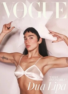 Dua Lipa Graces The Cover Of Vogue British July 2025 Poster- Wall Decor, Unframe - Picture 1 of 5